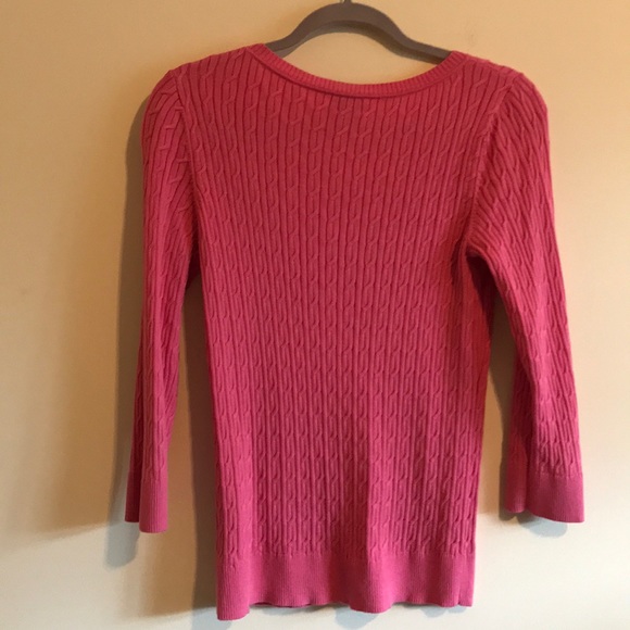 EUC Talbots Cable Pullover - Picture 2 of 4